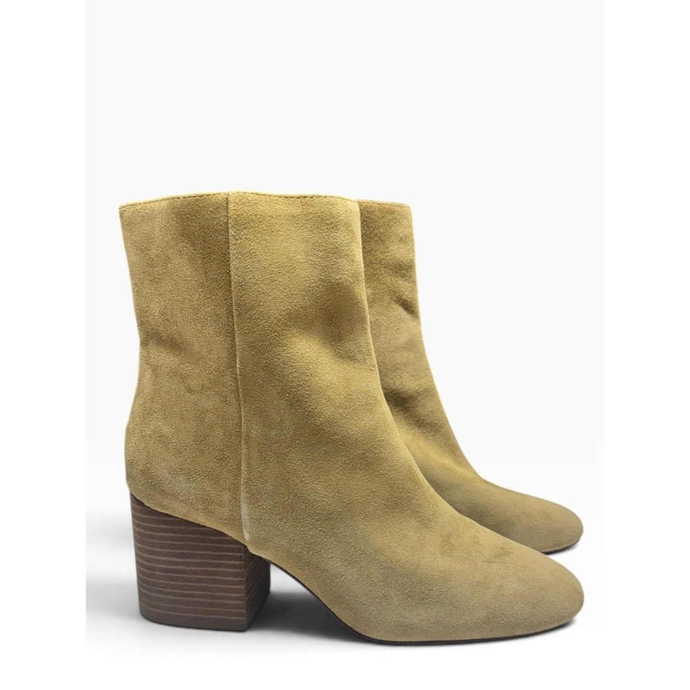 J Crew Womens Willa Suede Leather Boots 9.5 Quiet Luxury Old Money Clean Girl